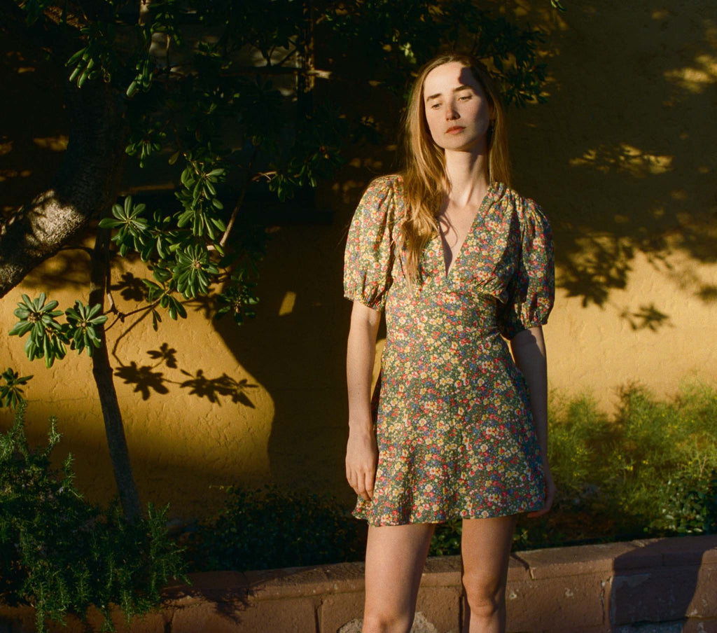 HMD -- EMILIA DRESS -- GREEN VALLEY FLORAL