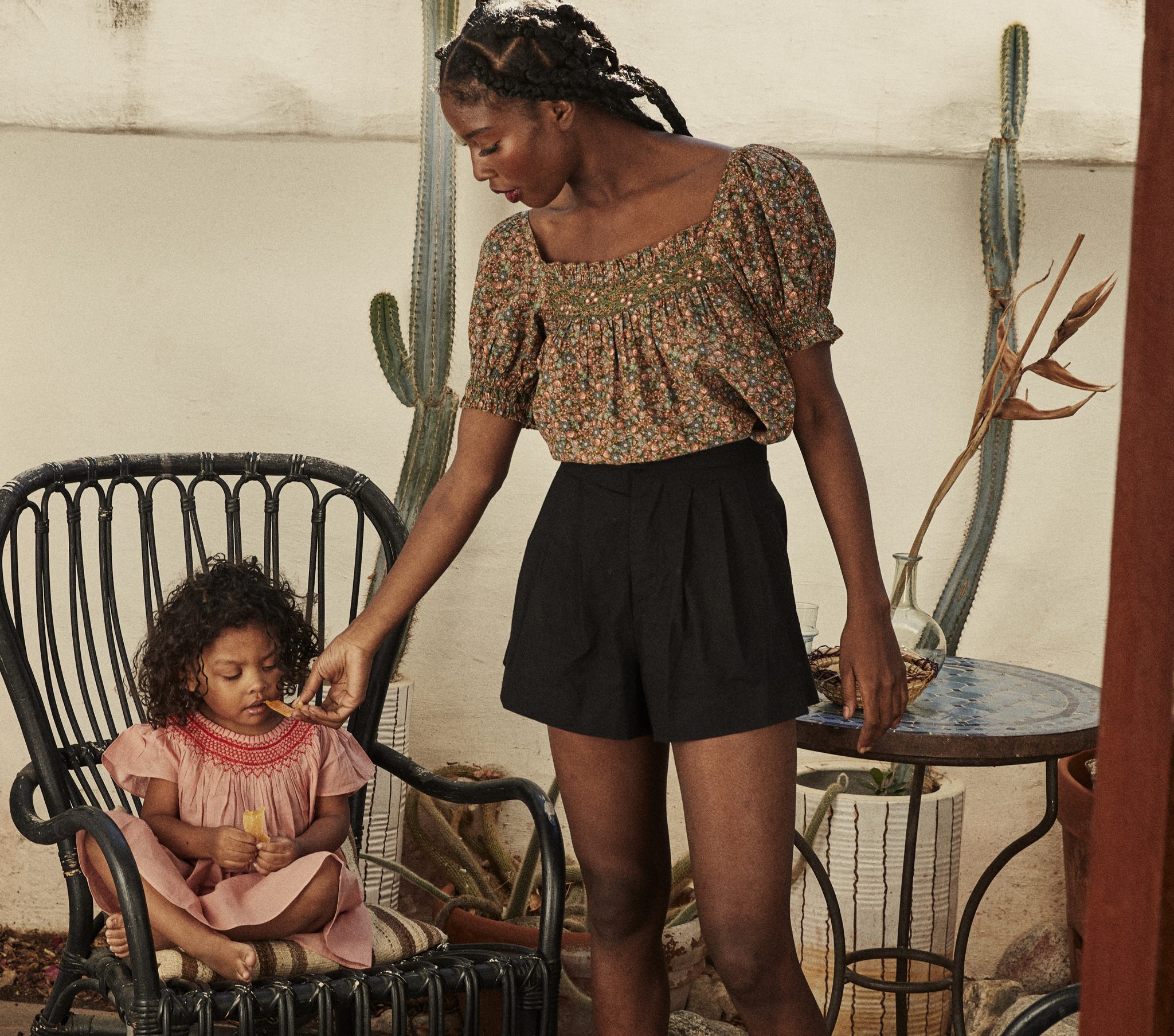 HMD -- ELBA TOP -- YELLOW LAUREL CANYON ROSE