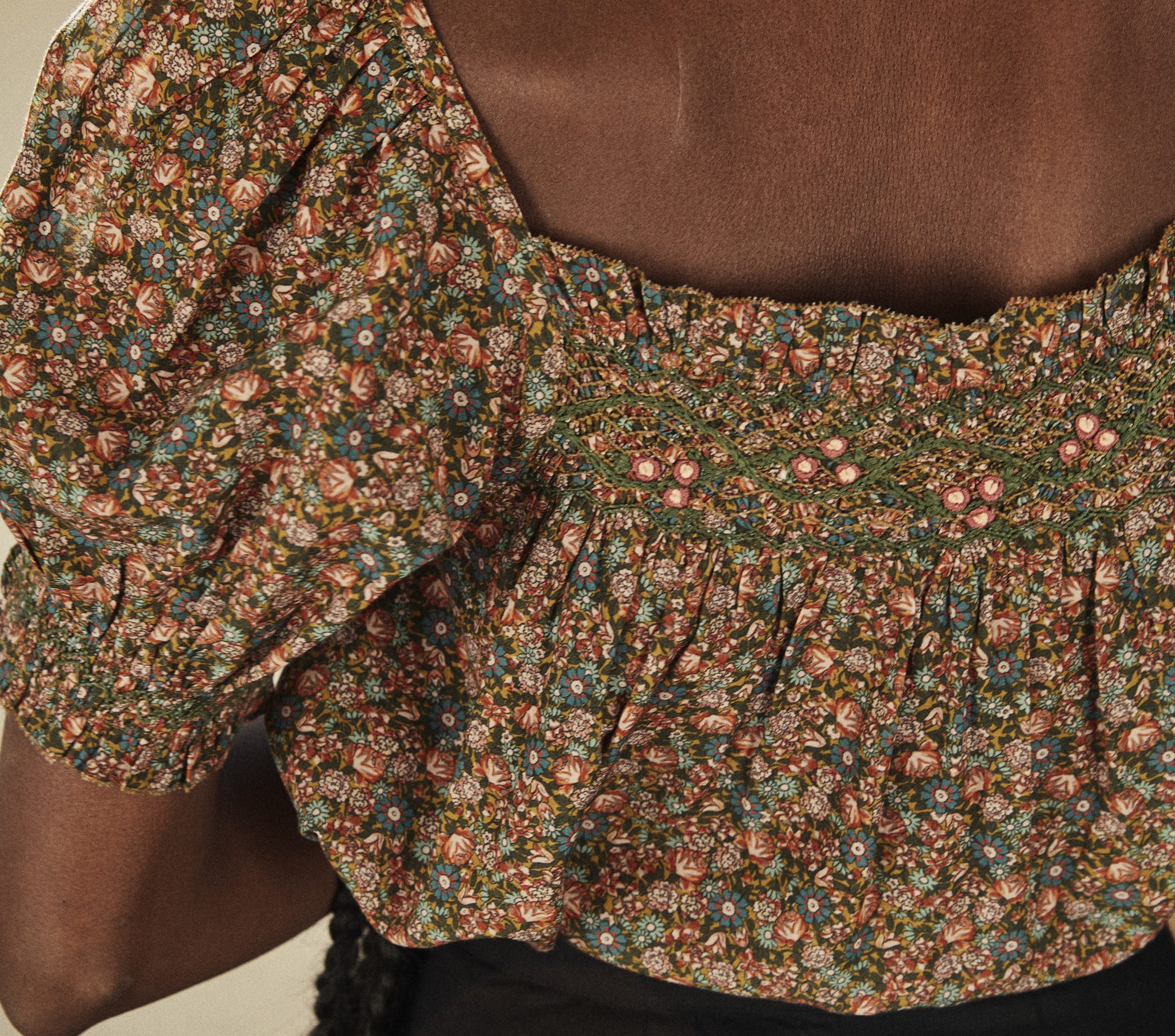 HMD -- ELBA TOP -- YELLOW LAUREL CANYON ROSE