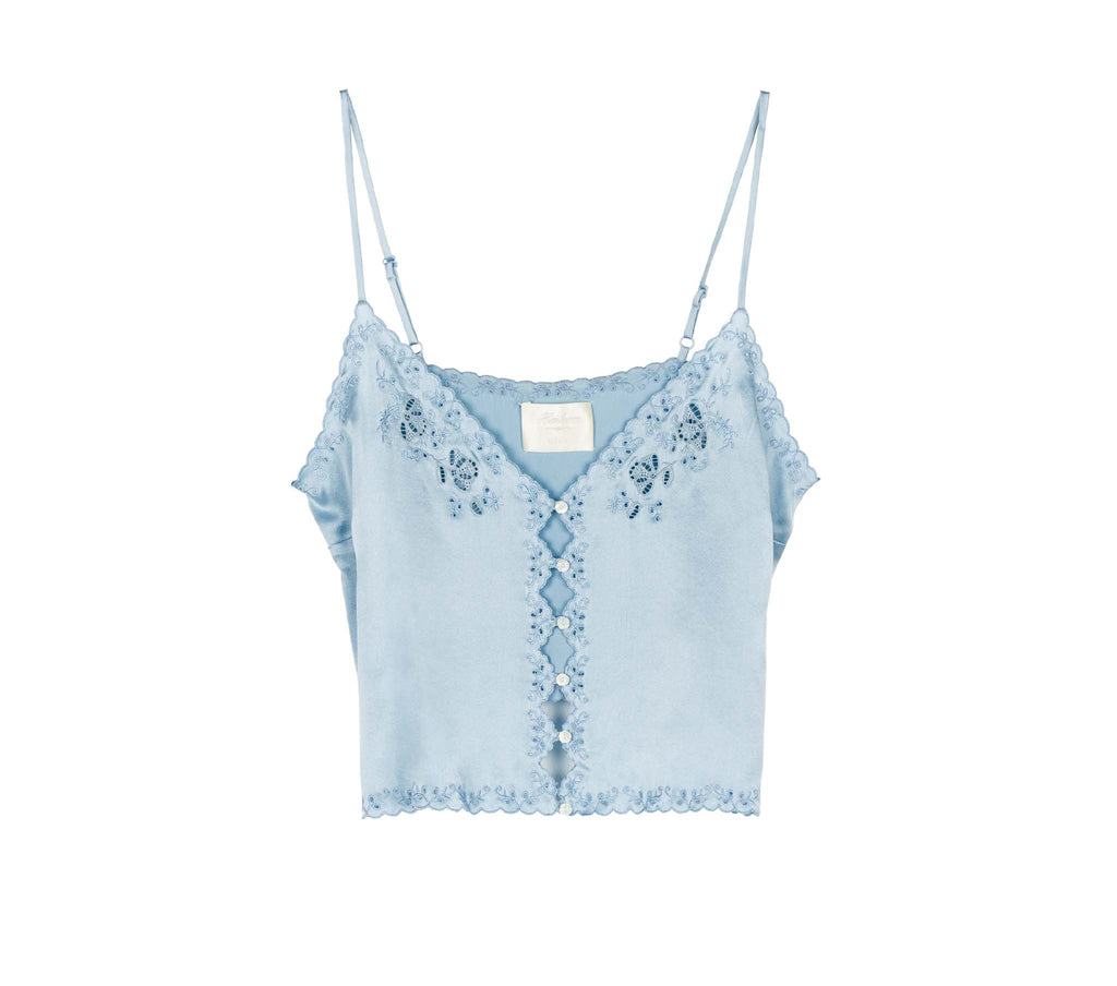 HMD -- ELISE TOP -- MINERAL BLUE