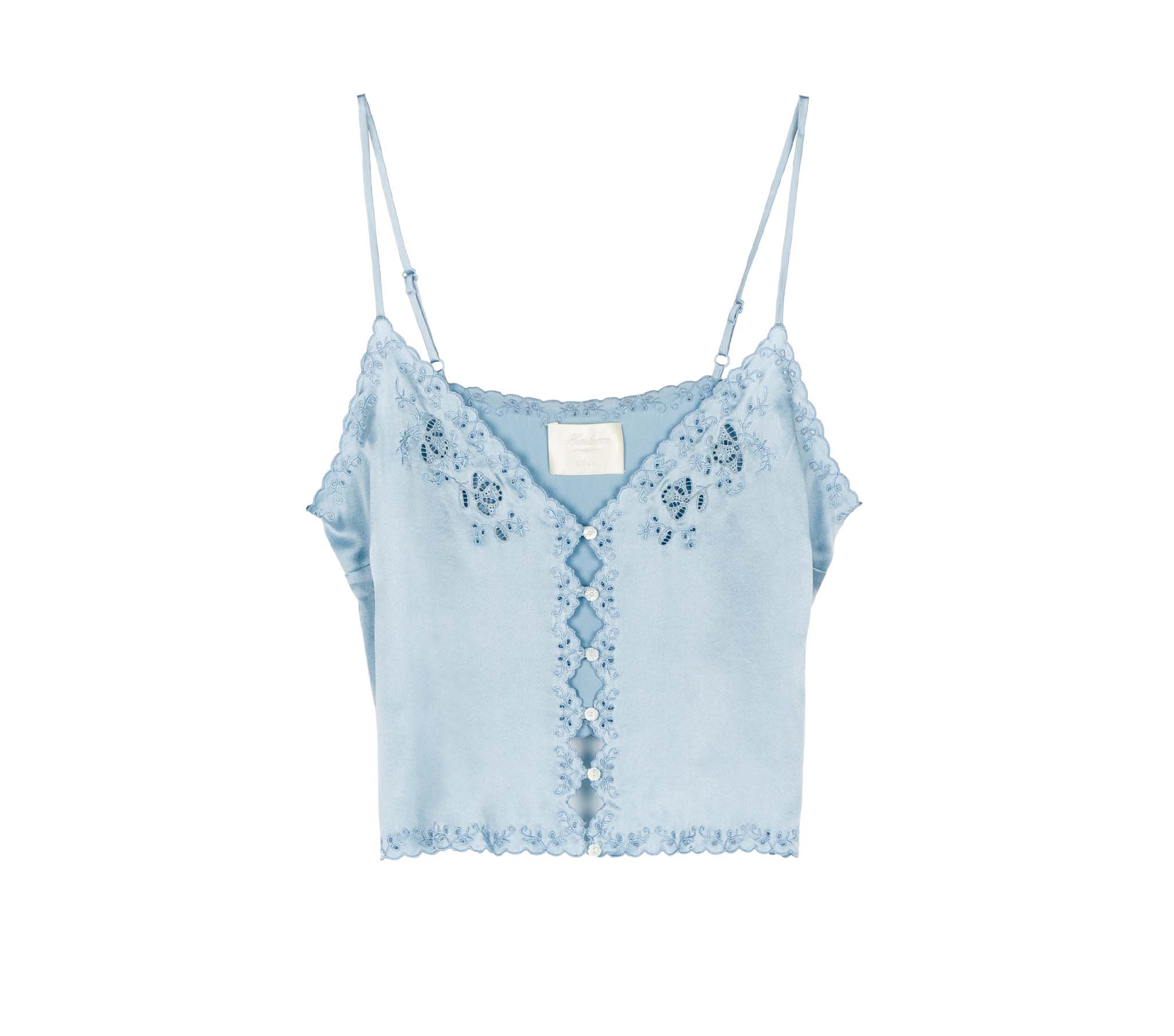 HMD -- ELISE TOP -- MINERAL BLUE