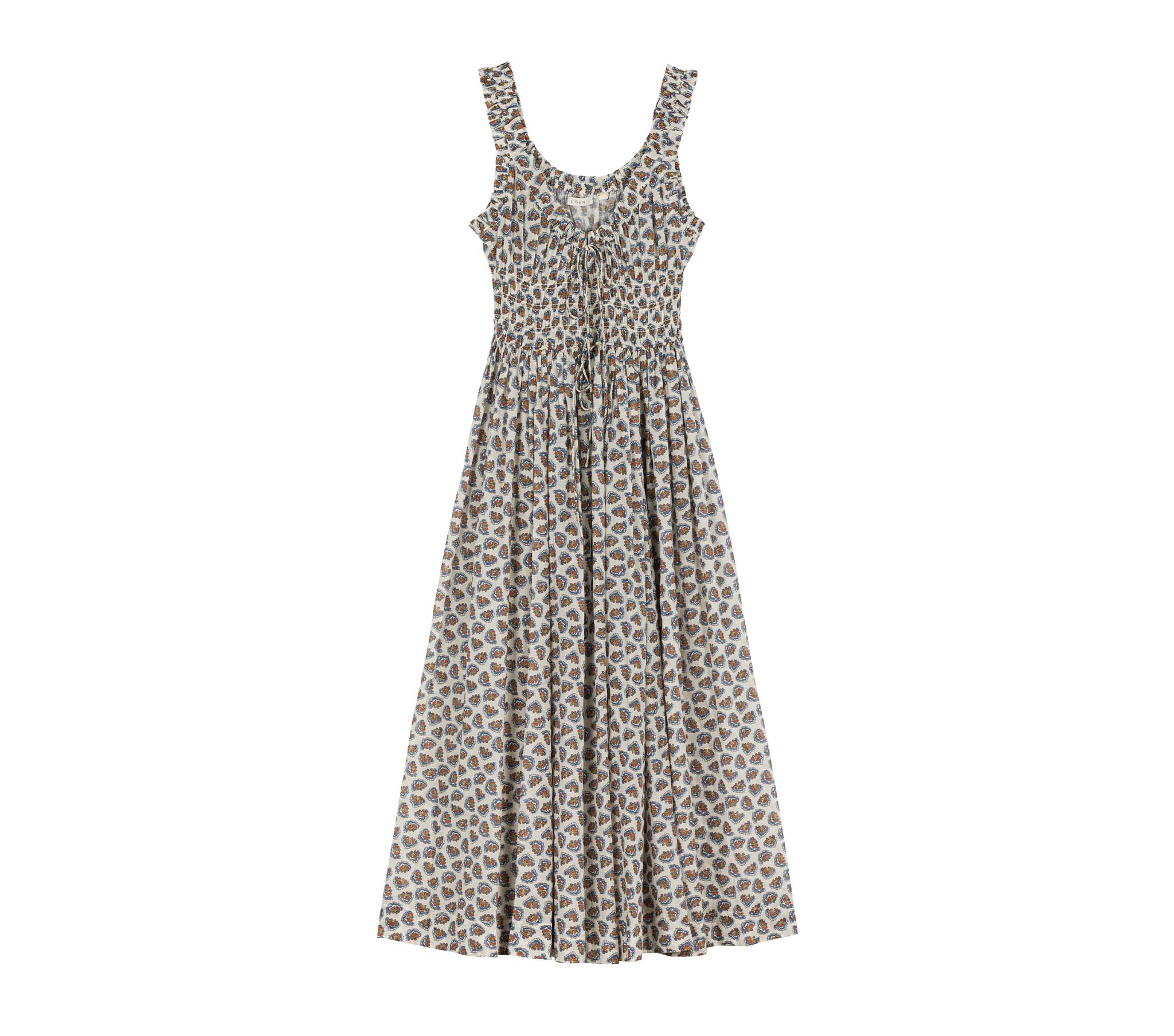 HMD -- EMMARETTA DRESS -- SEA SALT BEDFORD PAISLEY