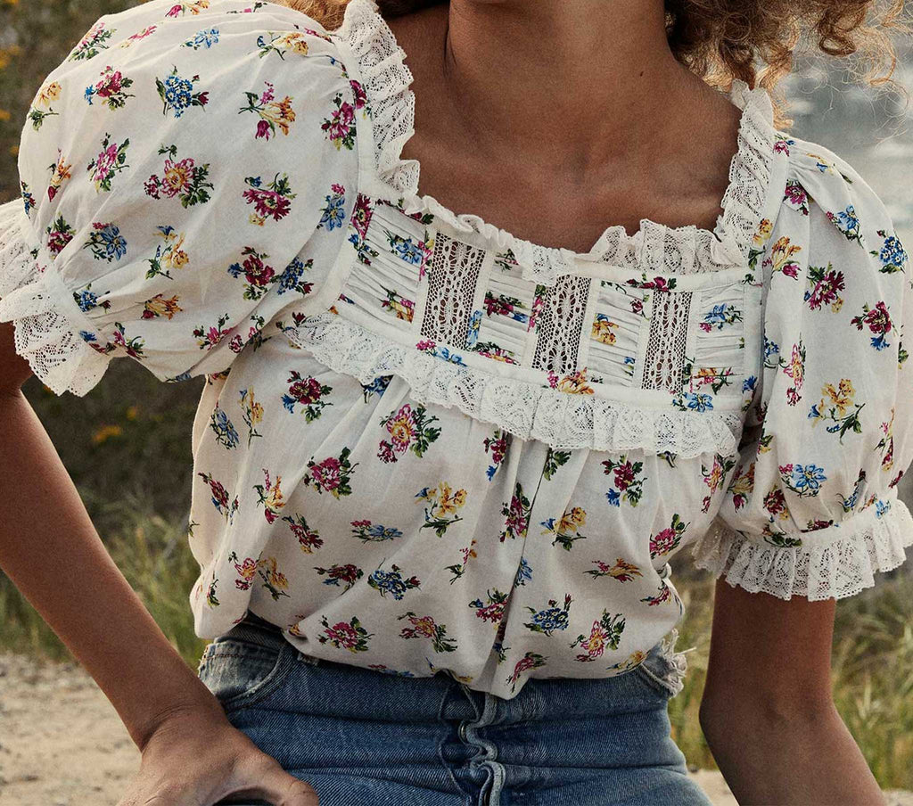 HMD -- FRANCES TOP -- FLEURS DE JONQUILLE