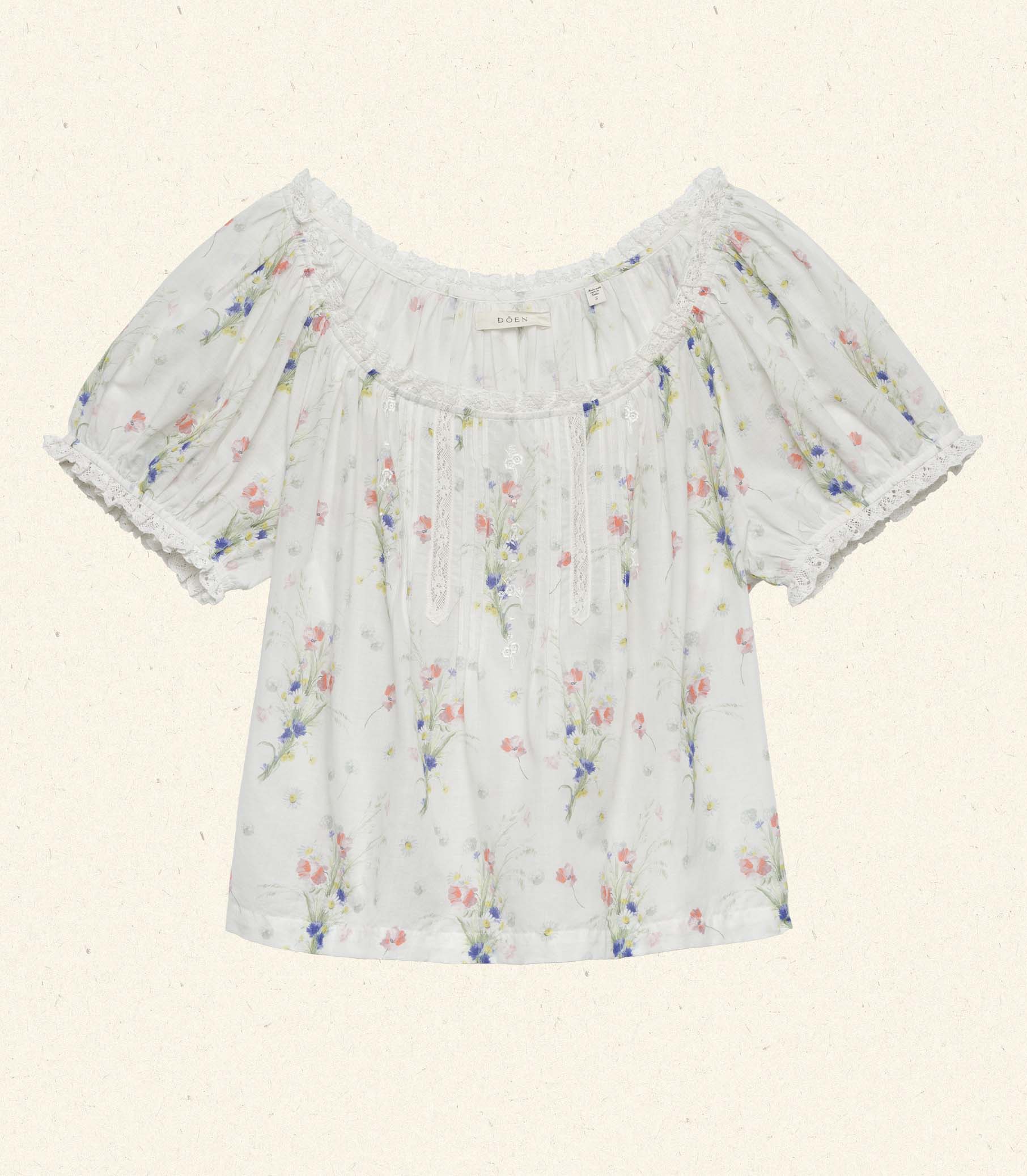 HMD -- FREDERICA TOP -- PAINTED BOUQUET
