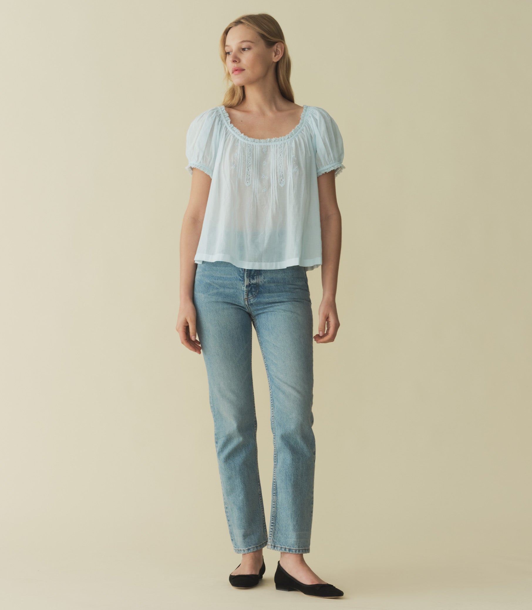 HMD -- FREDERICA TOP -- ALICE BLUE