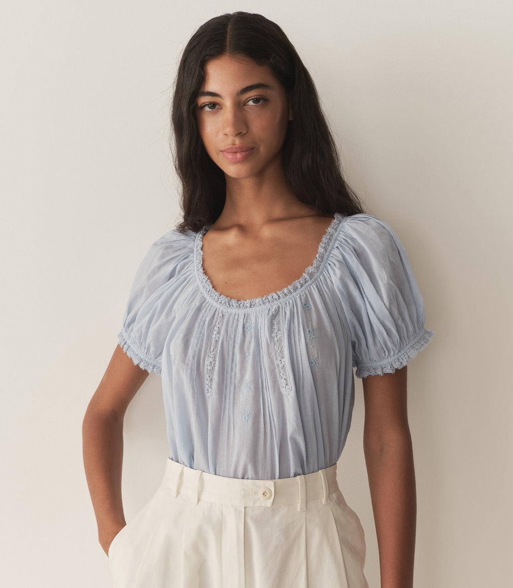 HMD -- FREDERICA TOP -- ICY BLUE