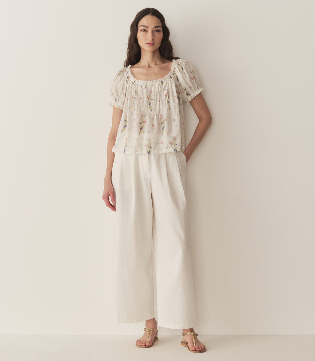 HMD -- FREDERICA TOP -- PAINTED BOUQUET