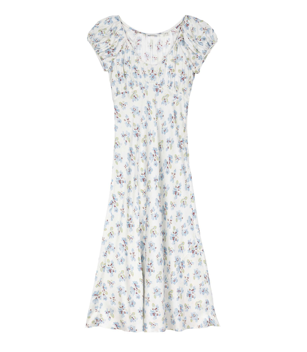 HMD -- FLORENCIA DRESS -- BLEU FROLICKING FLORAL