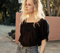 HMD -- FRANCES TOP -- BLACK