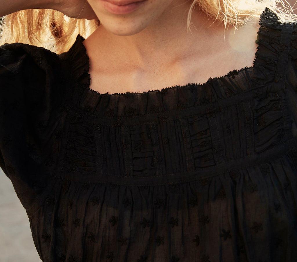 HMD -- FRANCES TOP -- BLACK