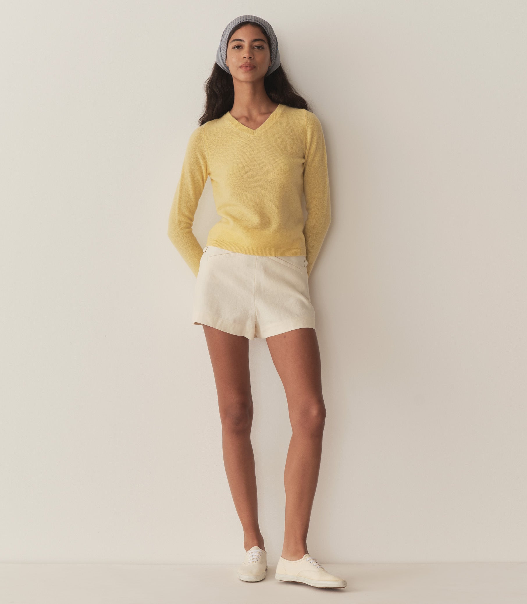 HMD -- GARANCE CASHMERE SWEATER -- LEMON CHIFFON