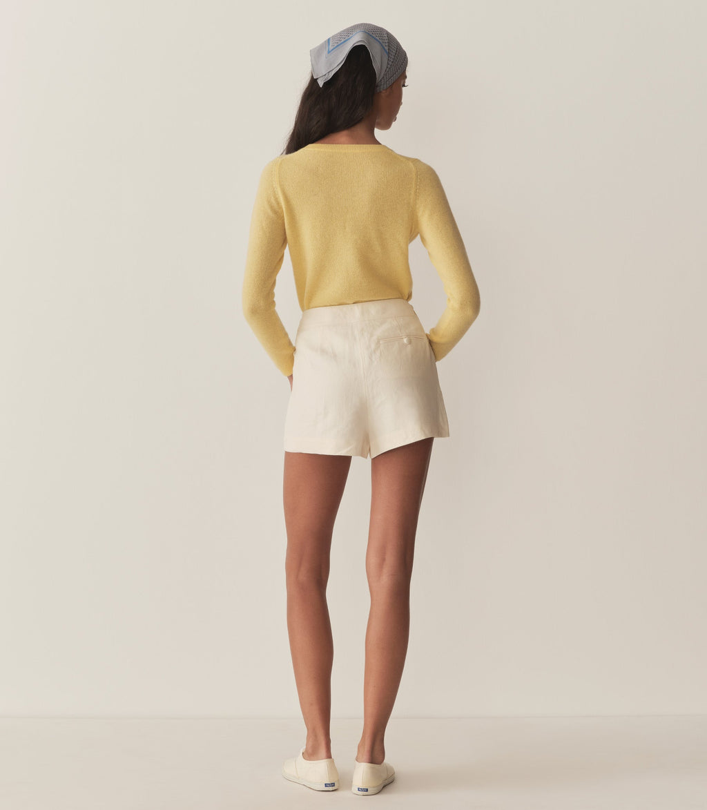 HMD -- GARANCE CASHMERE SWEATER -- LEMON CHIFFON