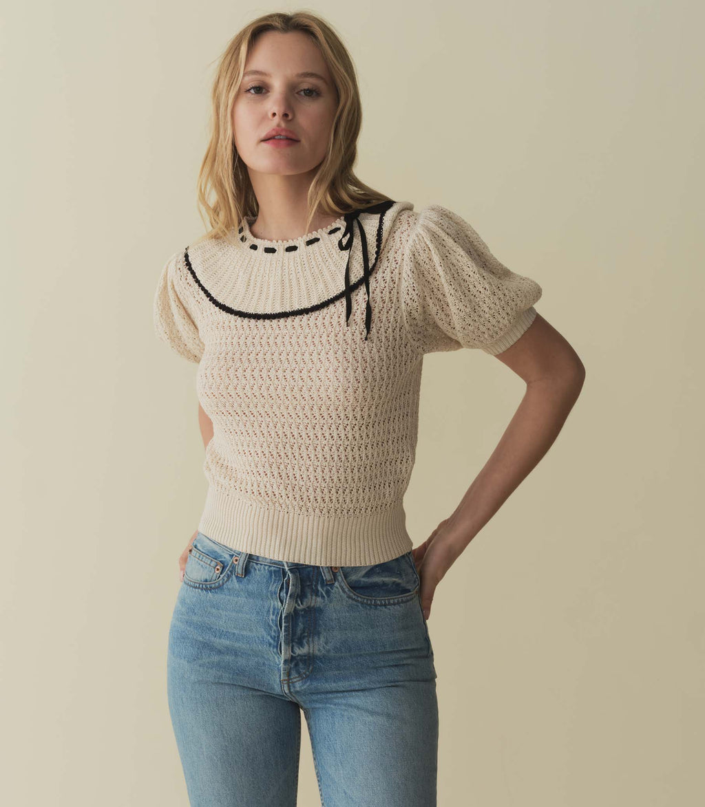 HMD -- GLENDA SWEATER -- CREAM