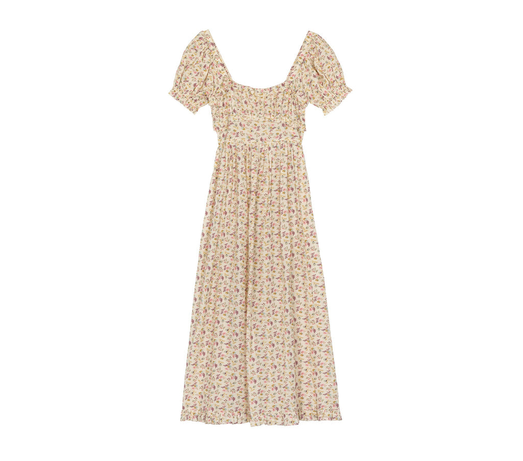 HMD -- GIA DRESS -- FEATHERED FLORAL