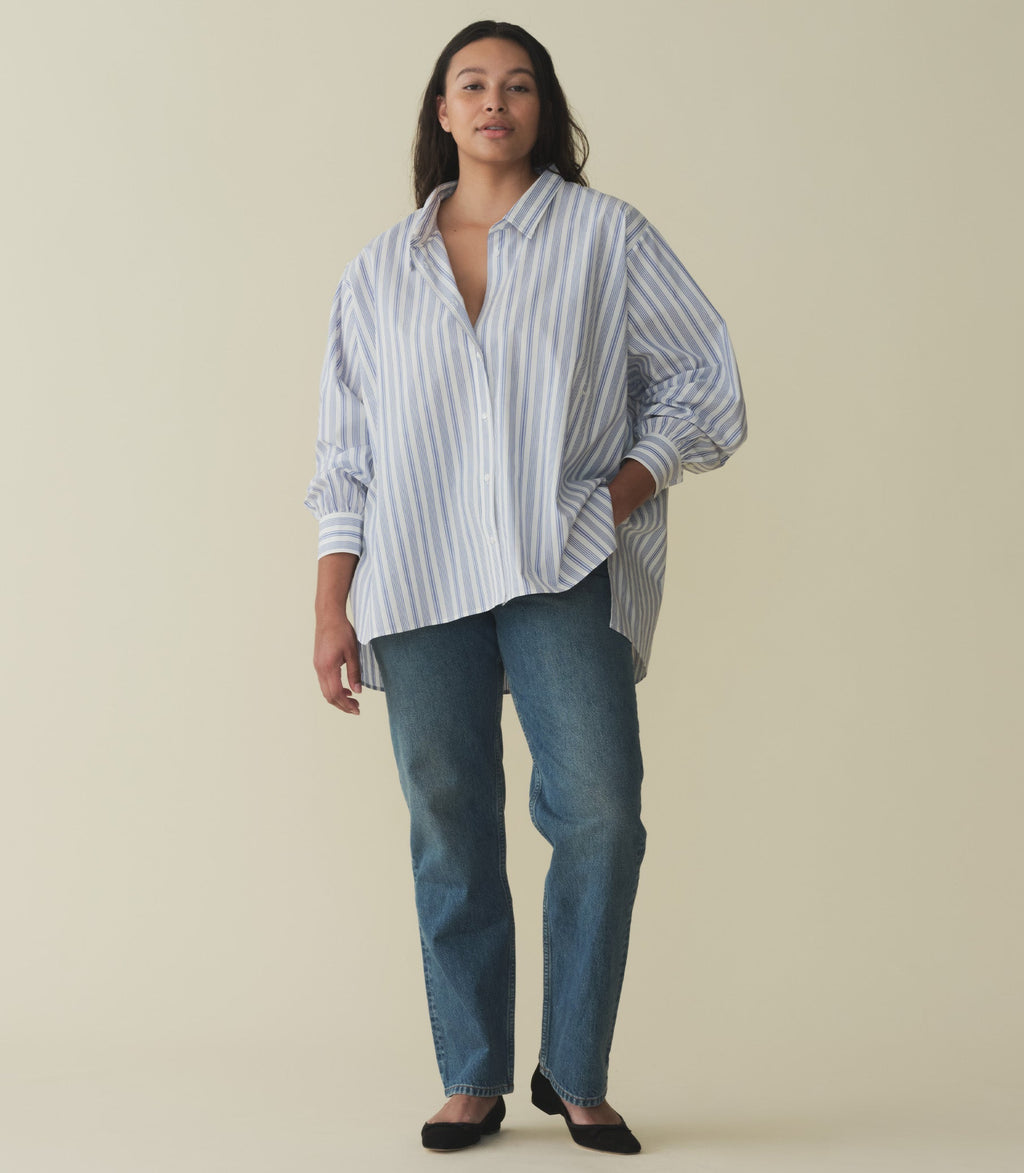 HMD -- HAVA TOP -- INDIGO SORRENTO STRIPE