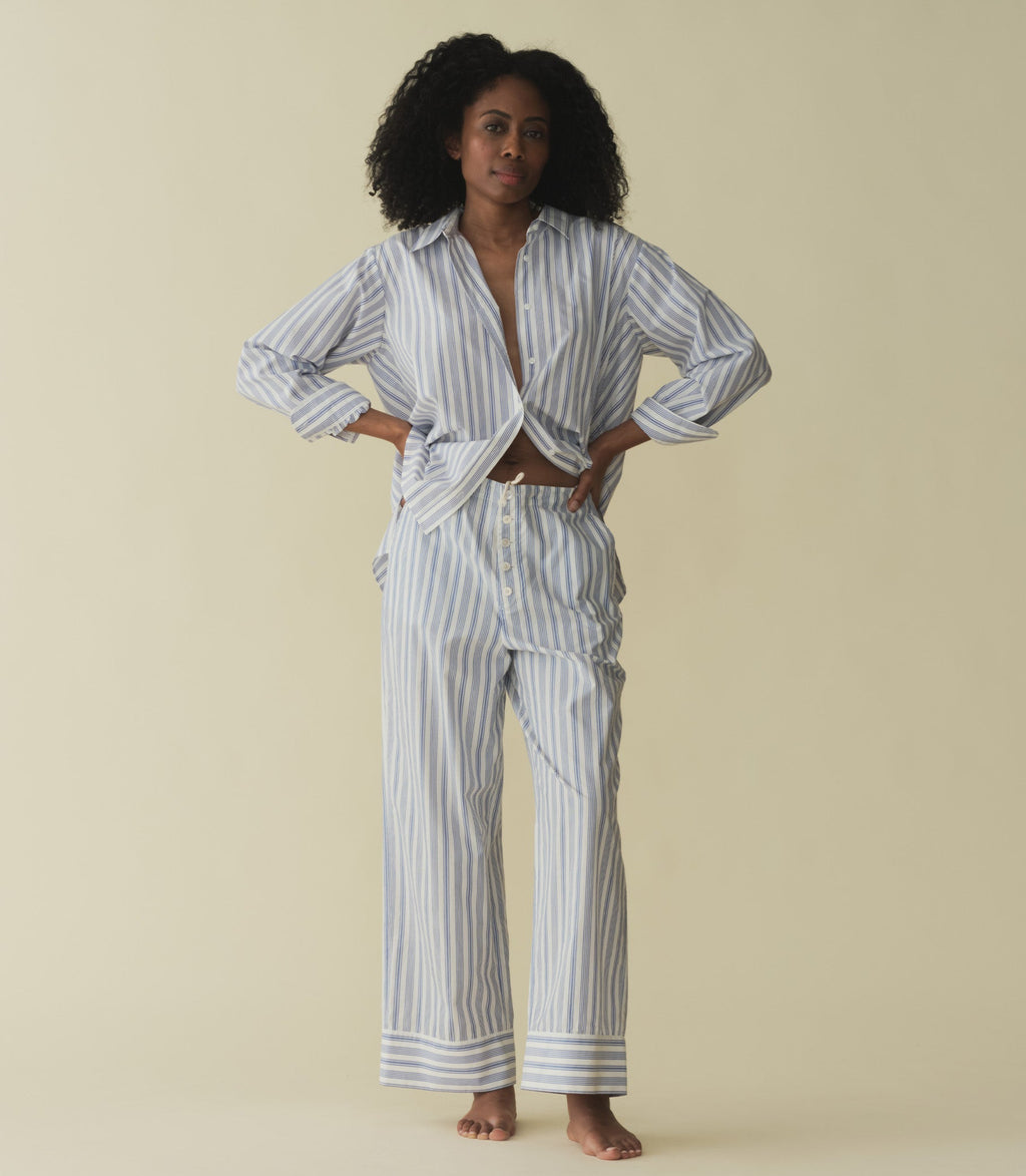 HMD -- HAVA TOP -- INDIGO SORRENTO STRIPE