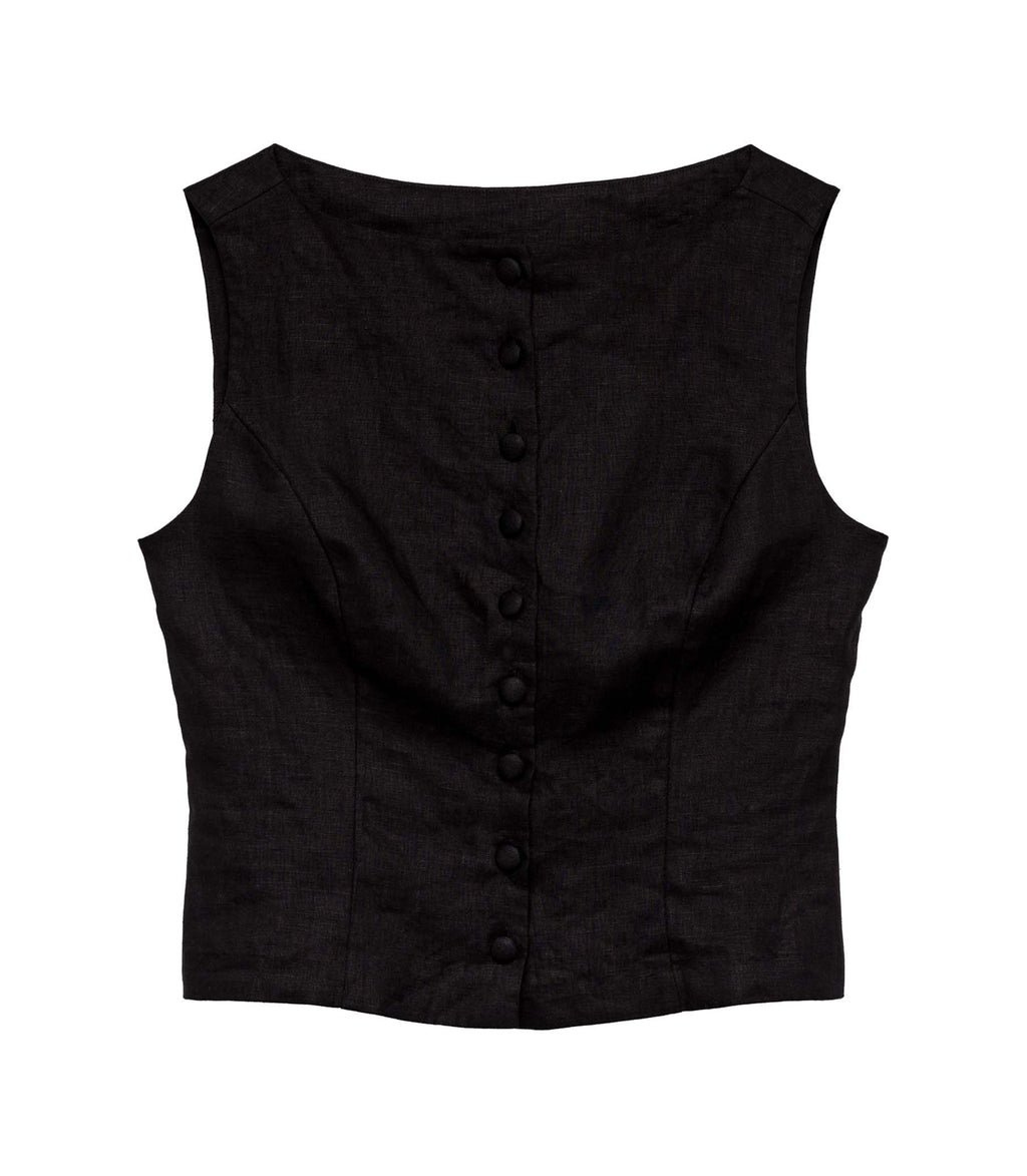 HMD -- HAYDEN TOP -- BLACK