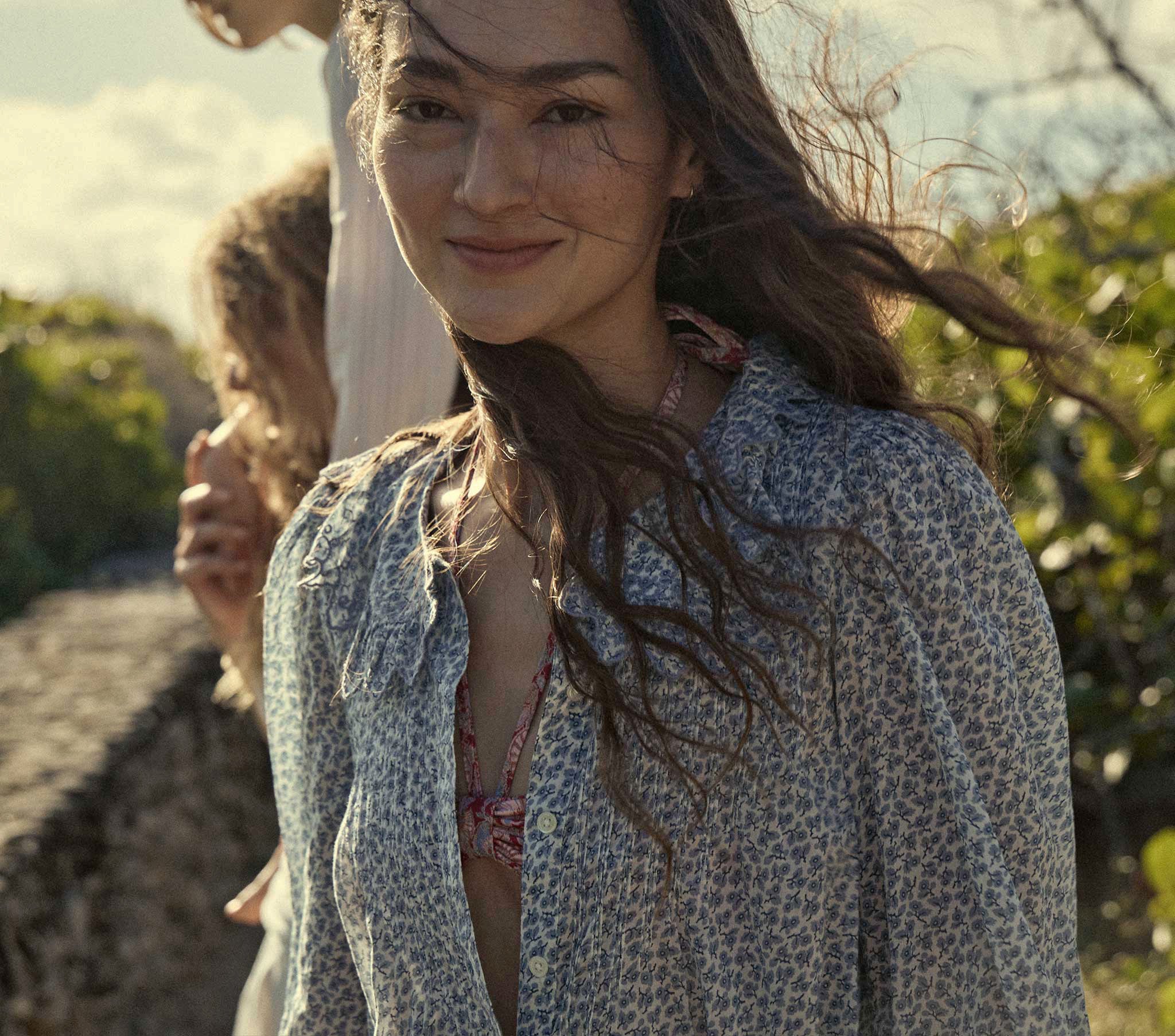 HMD -- HELENA DRESS -- BLUEBELL HILLSIDE BLOOM
