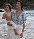 HMD -- HENRI TOP -- BLEU ROSIER FLORAL
