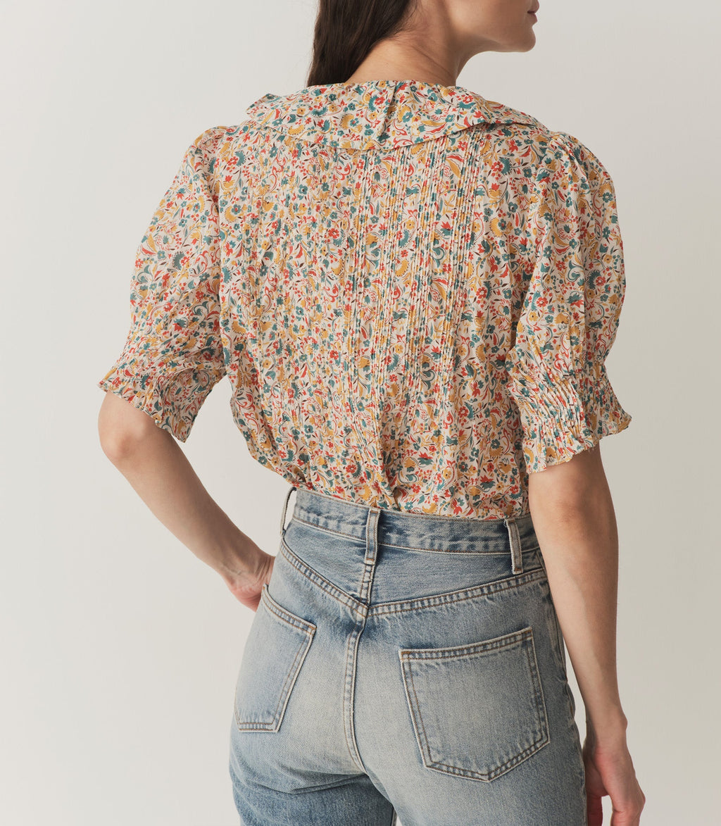 HMD -- HENRI TOP -- WILD CLOVER FLORAL