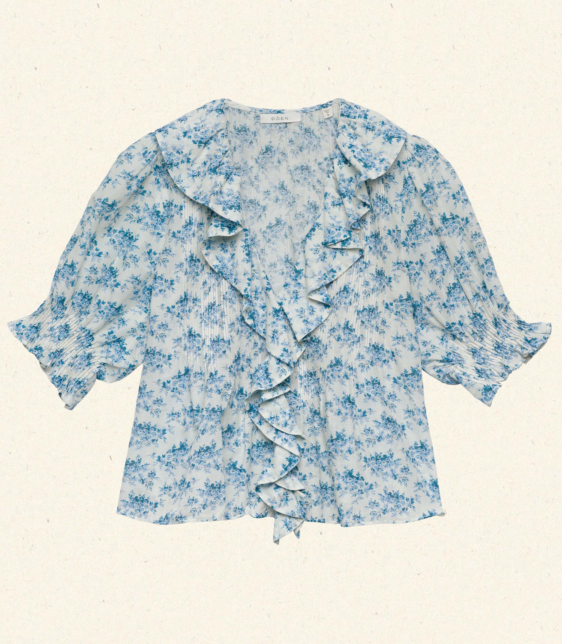 HMD -- HENRI TOP -- BLEU ROSIER FLORAL