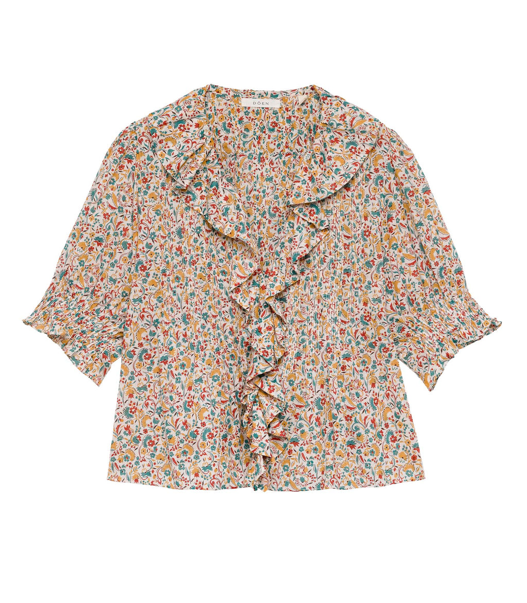 HMD -- HENRI TOP -- WILD CLOVER FLORAL