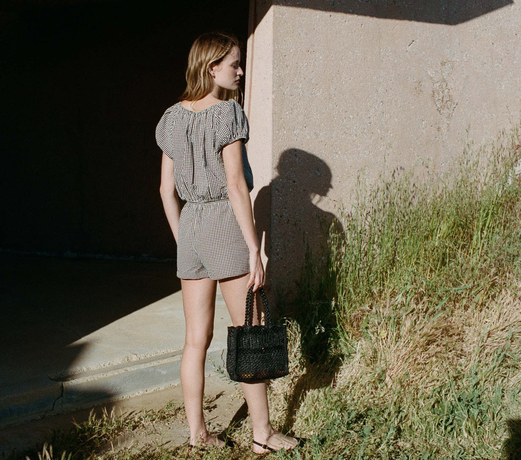 HMD -- HILARY TOP -- LA MADDALENA GINGHAM