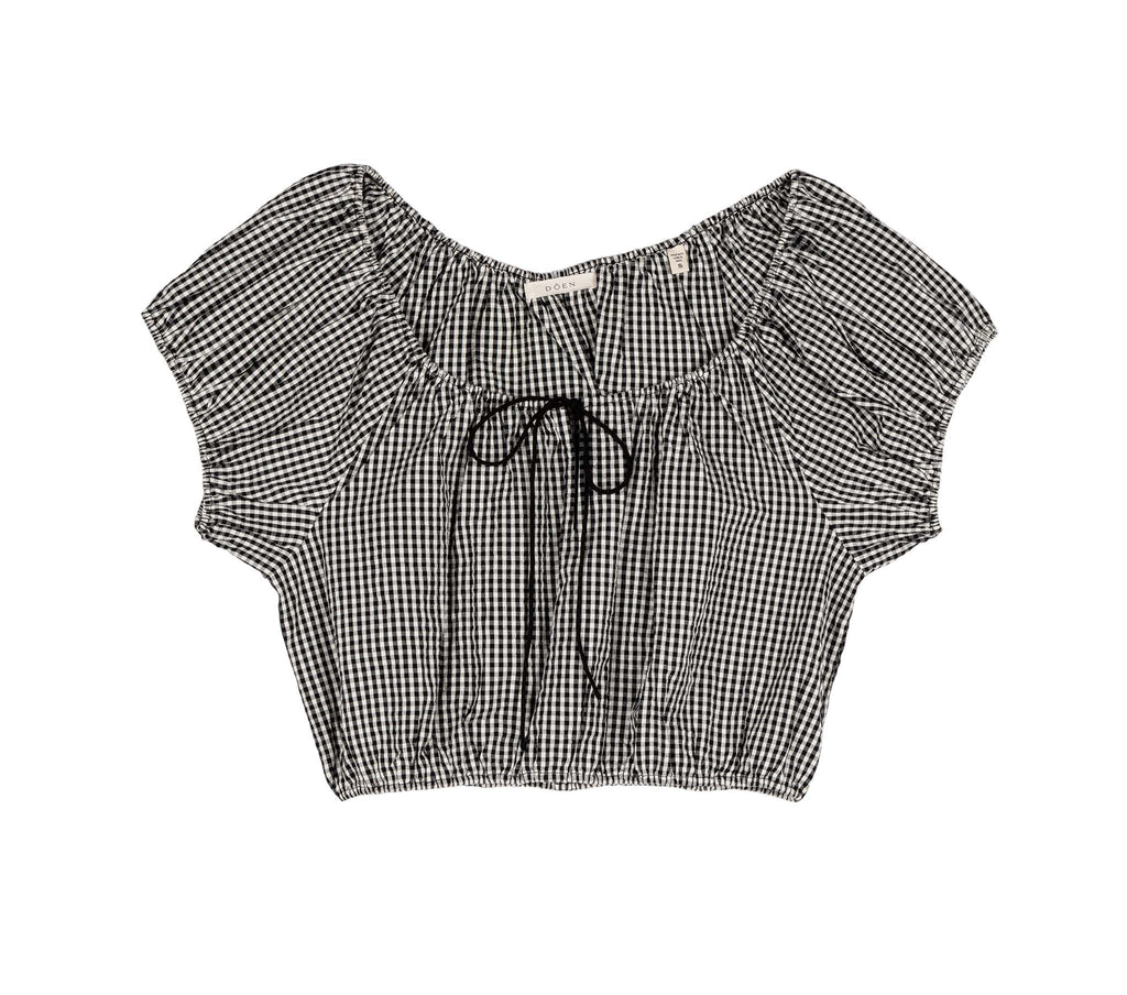 HMD -- HILARY TOP -- LA MADDALENA GINGHAM