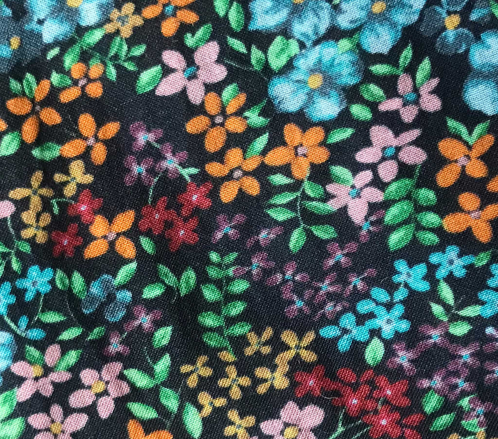 HMD -- CHARLESTON DRESS -- NAVY LADY BIRD FLORAL