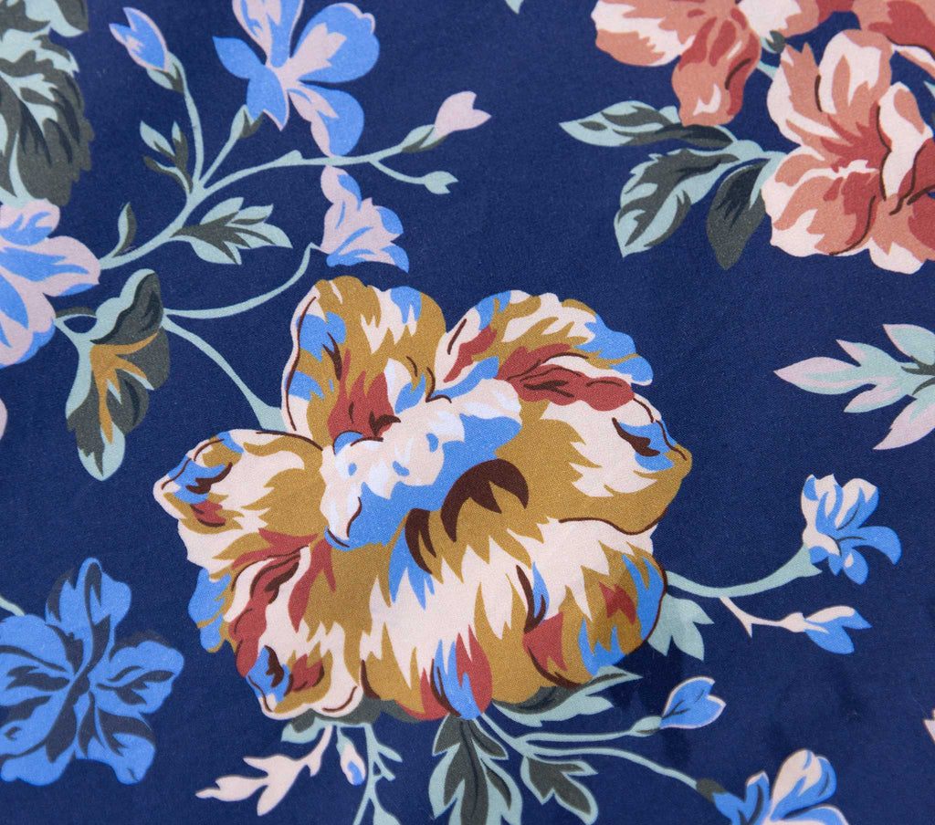 HMD -- PECOS DRESS -- INDIGO IRIS FLORAL