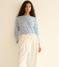 HMD -- IRENE TEE -- BLEU BRETON STRIPE
