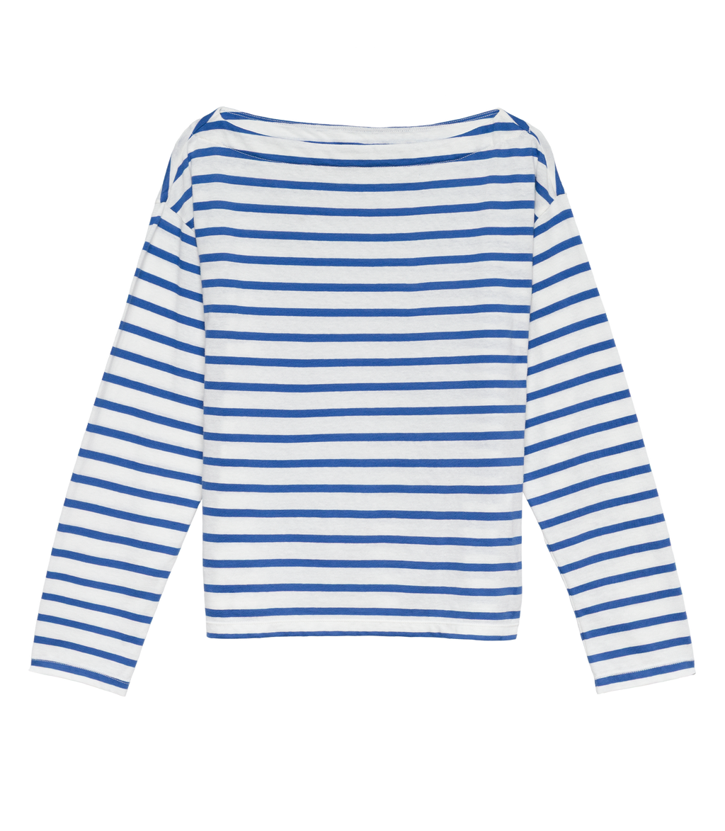 HMD -- IRENE TEE -- BLEU BRETON STRIPE