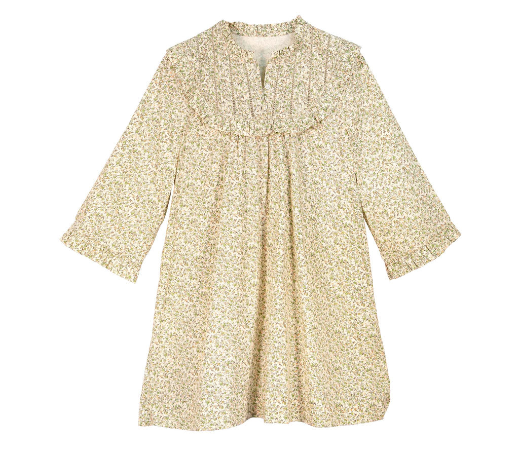 HMD -- ISLA DRESS -- GREEN SUMMER NECTAR PRINT