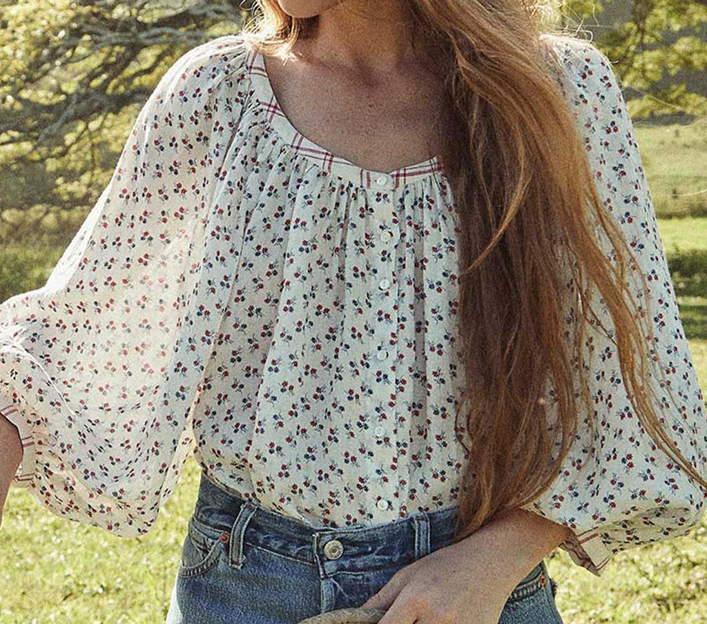 HMD -- JEANNE TOP -- ATTICUS FLORAL