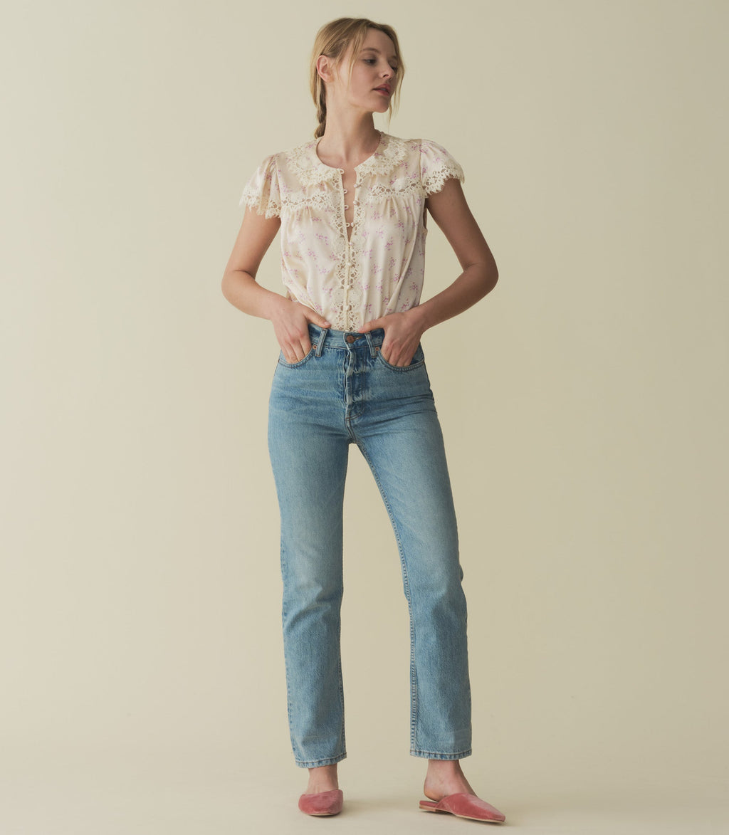 HMD -- JOSEPHINE TOP -- ROSE HILLSIDE HEATHER