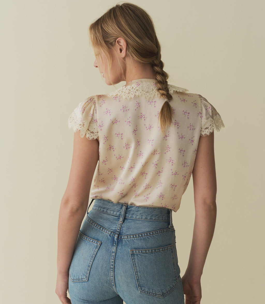 HMD -- JOSEPHINE TOP -- ROSE HILLSIDE HEATHER