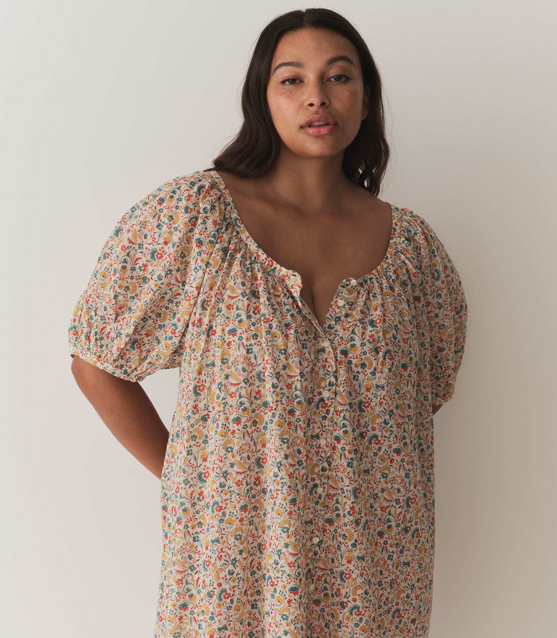 HMD -- JOSETTE DRESS -- WILD CLOVER FLORAL