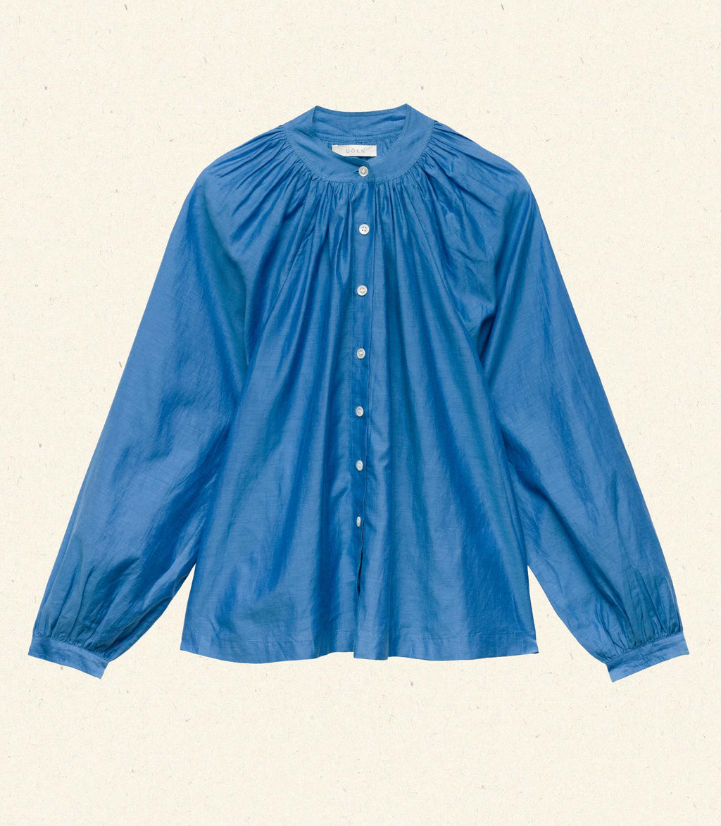 HMD -- JULIENNE TOP -- SANTORINI BLUE