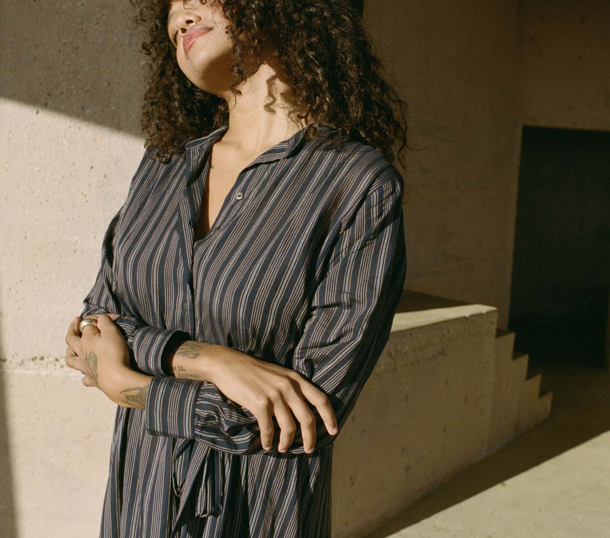 HMD -- JUNCO DRESS -- SORRENTO STRIPE