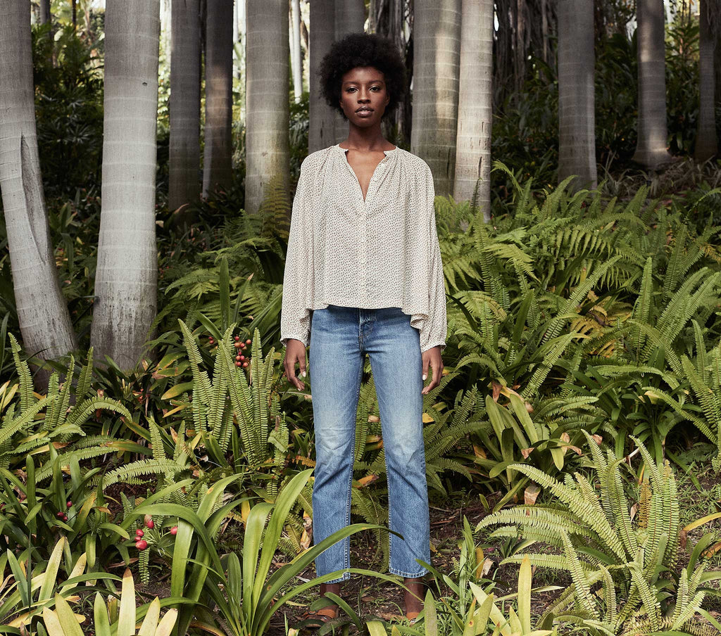 HMD -- THE JANE BLOUSE -- BERRY BISOU FLORAL