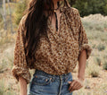 HMD -- THE JANE BLOUSE -- GOLDEN MESA FLOR
