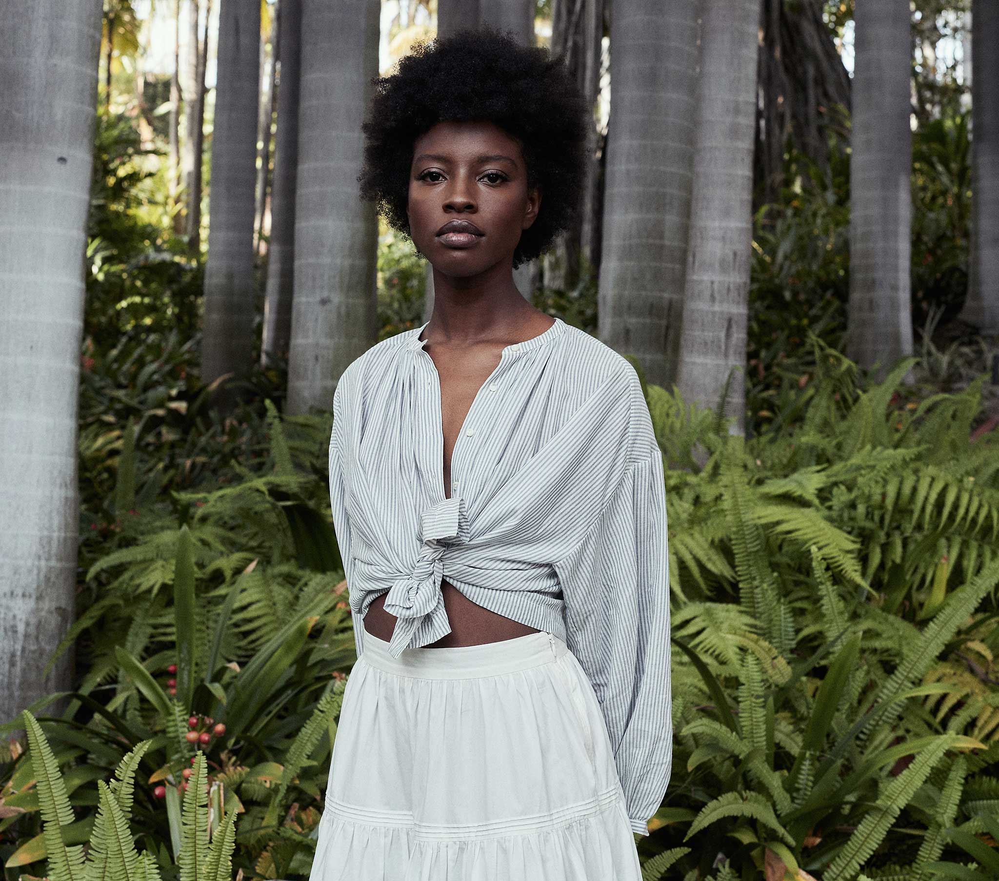 HMD -- THE JANE BLOUSE -- SAVOIE STRIPE