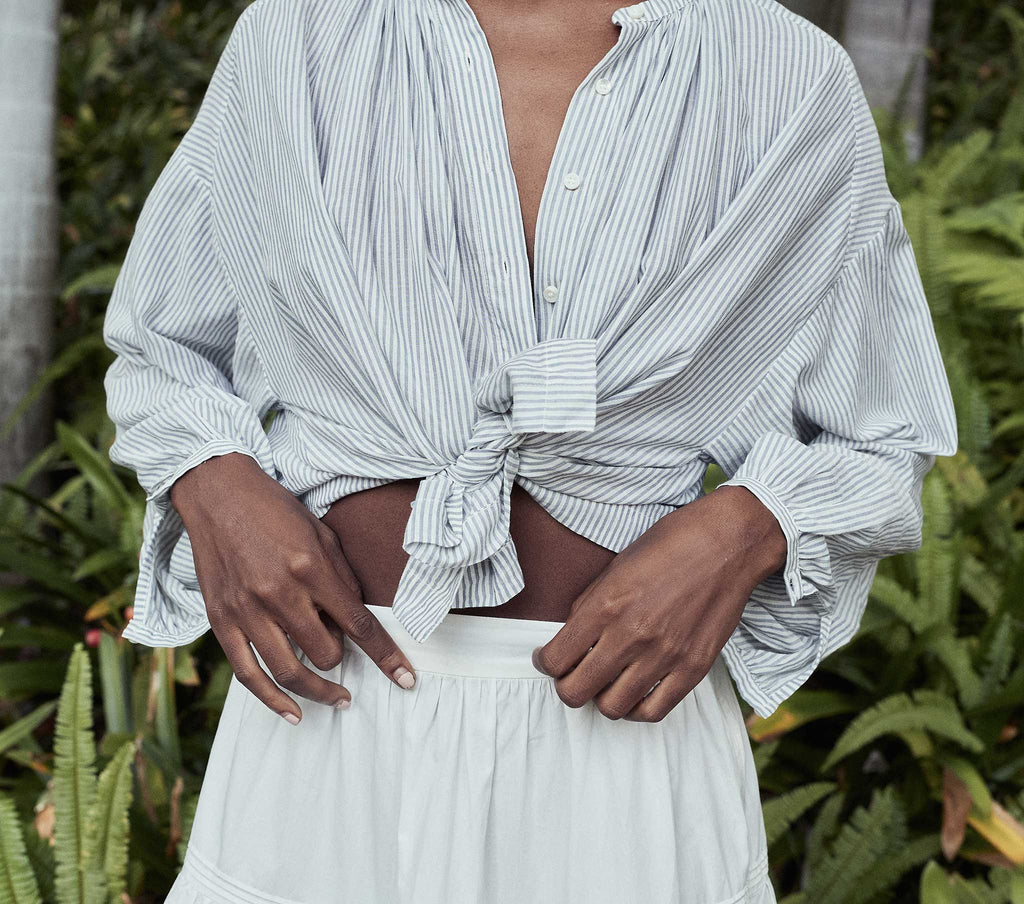 HMD -- THE JANE BLOUSE -- SAVOIE STRIPE