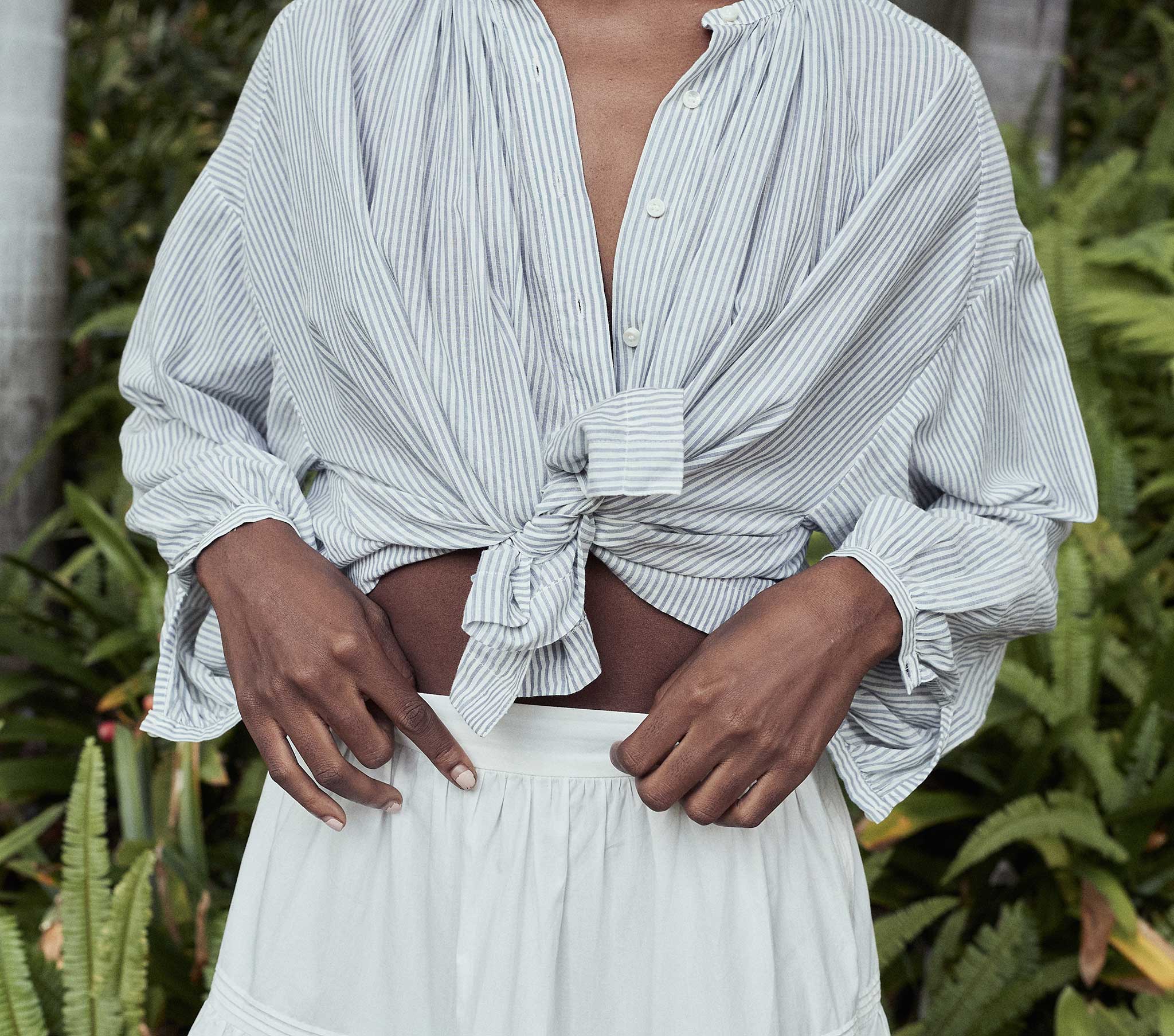 HMD -- THE JANE BLOUSE -- SAVOIE STRIPE