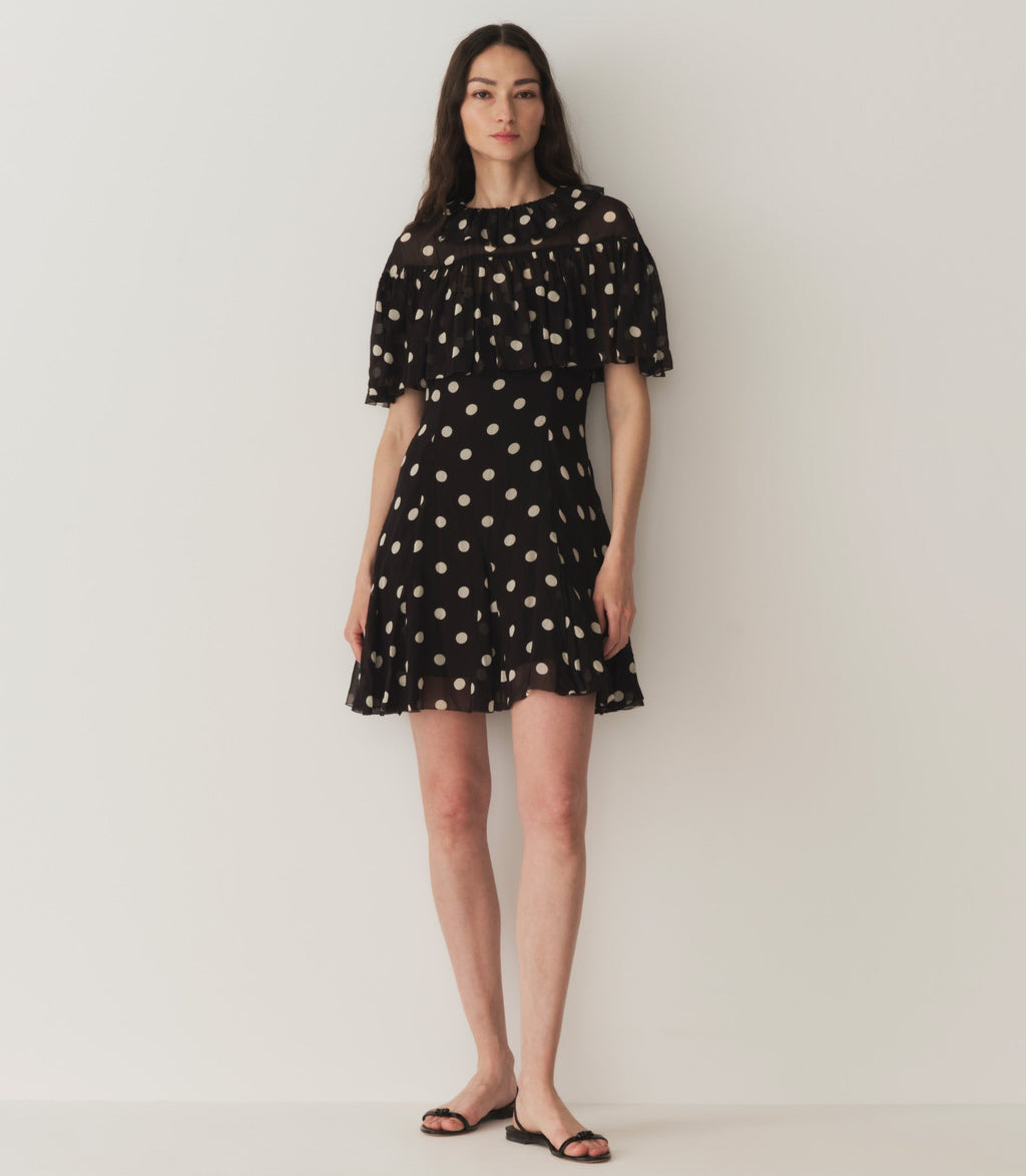 HMD -- KAYLIN DRESS -- NOIR SOLSTICE SKY DOT
