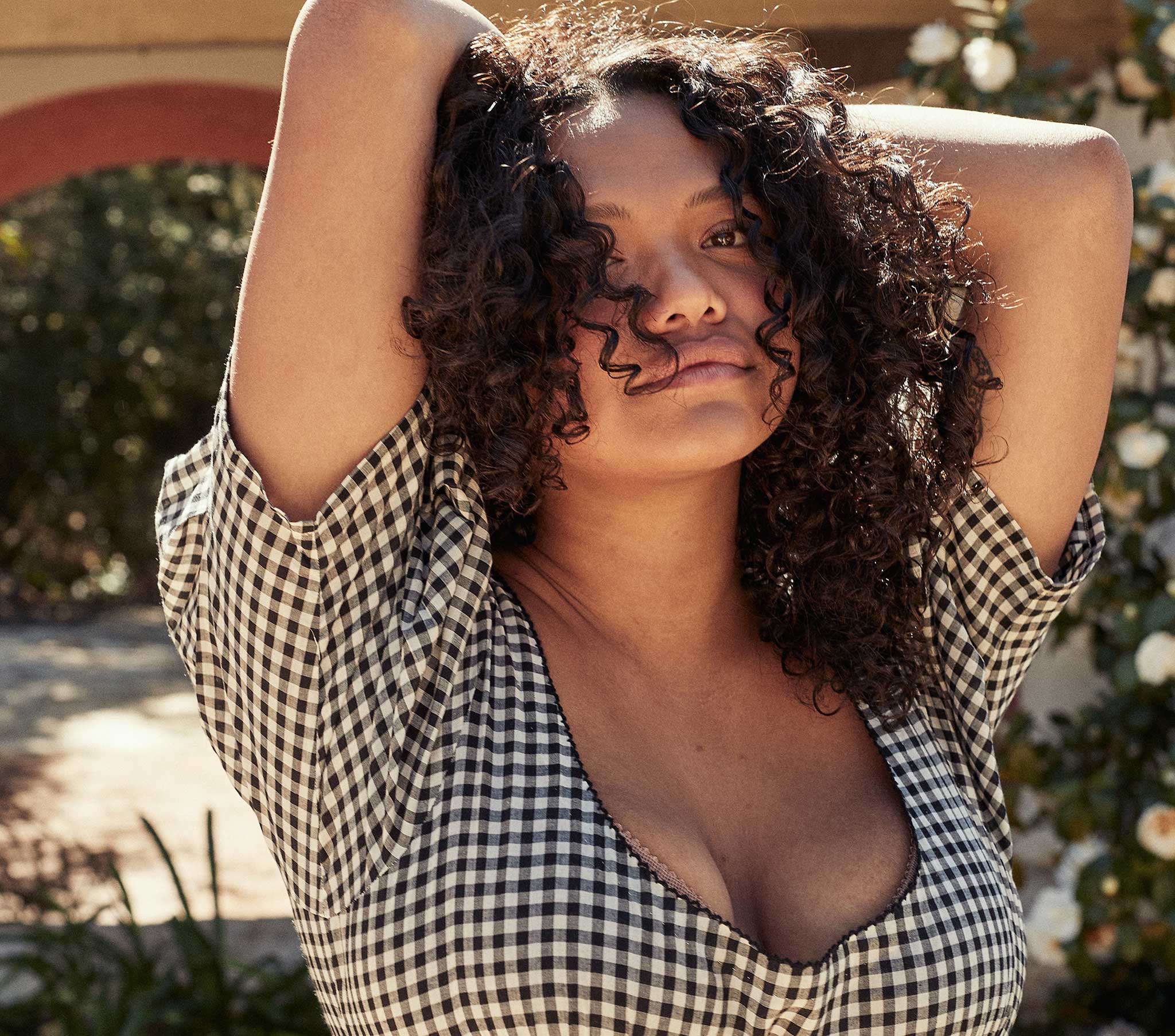 HMD -- KENNEDY DRESS -- INK GINGHAM