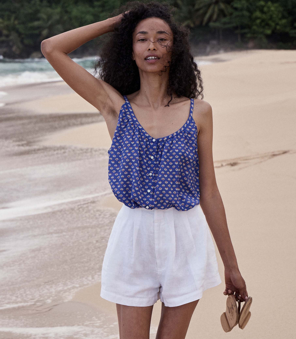 HMD -- LARUE LINEN SHORT -- SALT