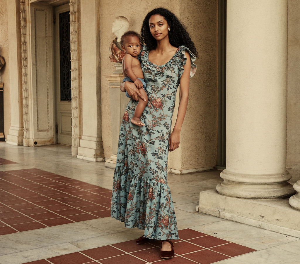 HMD -- LAVANDE DRESS -- BLUEBELL SUMMER FLORAL