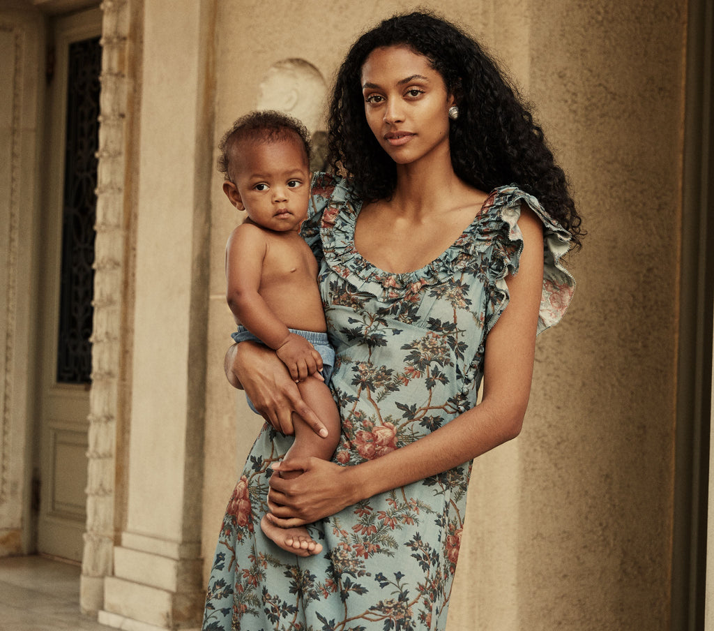 HMD -- LAVANDE DRESS -- BLUEBELL SUMMER FLORAL