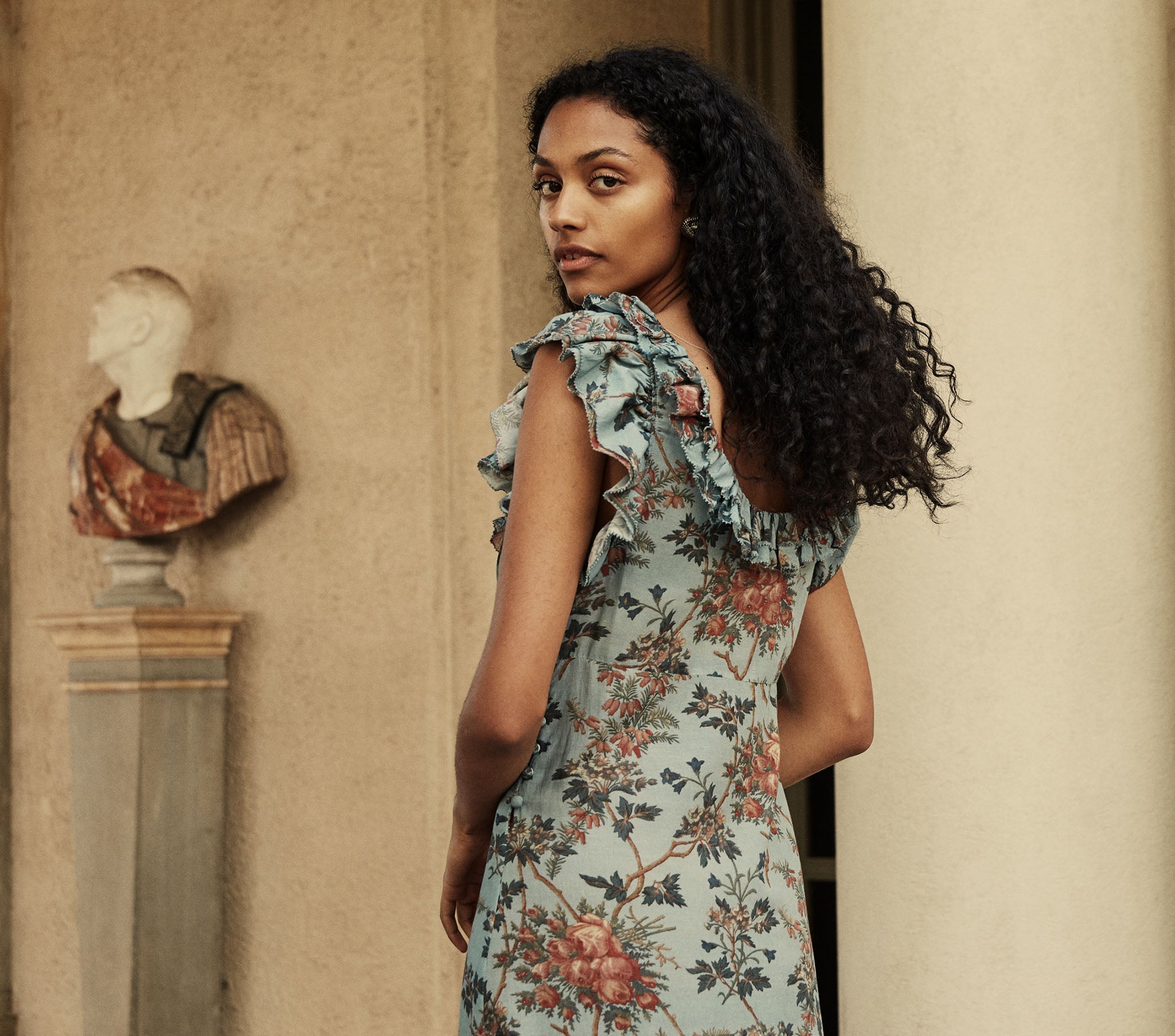 HMD -- LAVANDE DRESS -- BLUEBELL SUMMER FLORAL
